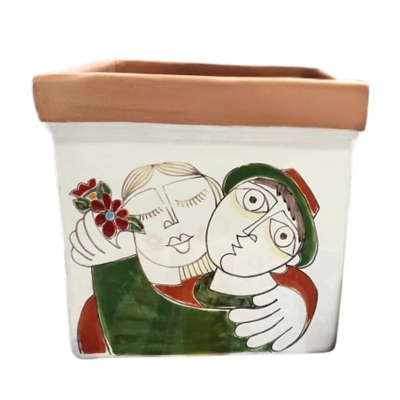 Ceramic Vase Lovers De Simone Pottery VSPQ819FKE Ceramic Vase Lovers De Simone Pottery VSPQ819FKE